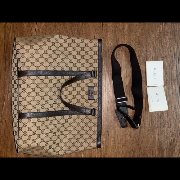 Gucci GG Guccissima Pattern Travel Tote - Picture 6 of 8